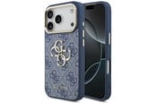 Mobil - Covers & Cases - GUESS 4G Big 4G Classic Logo Case for iPhone 18 Pro / 17 Pro - Blue and Gold - 3666339651107