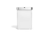 Affaldssortering - Simplehuman sensor affaldsspand – 58 L – hvid - ST2049