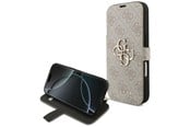 Mobil - Covers & Cases - GUESS Book 4G Metal Logo Case for iPhone 18 Pro / 17 Pro - Pink - 3666339673659
