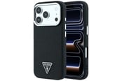 Mobil - Covers & Cases - GUESS Grained Triangle Logo MagSafe Case for iPhone 17 Pro Max / 18 Pro Max - Black - 3666339654757