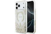 Mobil - Covers & Cases - GUESS Resin Bottom Glitter MagSafe Case for iPhone 18 Pro Max / 17 Pro Max - Gold - 3666339673581