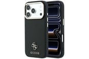 Mobil - Covers & Cases - GUESS Saffiano Small 4G & Classic Logo MagSafe Case for iPhone 17 Pro Max / 18 Pro Max - Black - 3666339652753