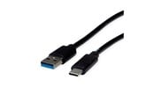 USB kabel - Roline Recycled Material - USB-C cable - USB Type A to USB-C - 1 m - 11.45.9011