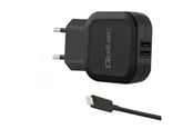 Mobil - Adaptere & Opladere - Qoltec Strømadapter 50188 - 17 W - 2 x USB-A - USB-C-kabel - 50188