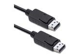 Skærmkabel - Qoltec DisplayPort-kabel 1.2 - DisplayPort til DisplayPort - 3 m - Sort - 50374