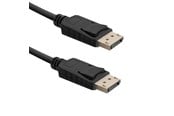 Skærmkabel - Qoltec DisplayPort-kabel 50586 - DisplayPort 1.4 - 1.5 m - Sort - 50586