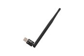 Netværksadapter (netkort, printserver mv.) - Qoltec 57001 USB 2.0 Wi-Fi netværksadapter - 802.11b/g/n 150 Mbit/s - 2.4 GHz - Sort - 57001