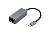 Systemtilbehør (kølepasta mv.) - Qoltec USB-C 3.1 netværksadapter - Gigabit Ethernet - Grå - 50352