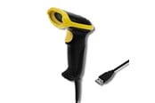 Systemtilbehør (kølepasta mv.) - Qoltec 50860 håndholdt 1D laser stregkodescanner - USB - 200 scanninger/sek - 50860