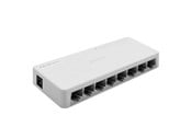 Netværksudstyr & Forlænger til trådløs - Qoltec Gigabit Ethernet switch 52248 - 8-port unmanaged - 52248