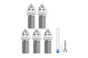 Printertilbehør - Elegoo Neptune 4 / 4 Pro Hardened Steel Nozzle Set - 0.4 mm x3 / 0.6 mm x1 / 0.8 mm x1 - 50.204.0058