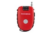 Værktøj - Rockbros 32420981001 bicycle lock with retractable cable - red - Rockbros-32420981001