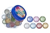 Små gaver til børn - WHL 45 mm hoppebold glitter - assorteret - 65289