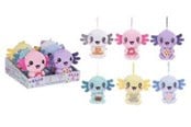 Små gaver til børn - WHL 5"/12CM SNAXOLOTL TASKECLIPS 1 stk - Assorteret I DISPLAY - 49454