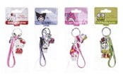 Små gaver til børn - WHL HELLO KITTY 3D nøglering 1 stk - assorteret - 13519