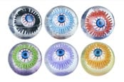 Små gaver til børn - WHL 65MM lysende øjeæble 1 stk - Assorteret - 65232