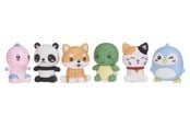 Små gaver til børn - WHL 8CM KAWAII KUTIES OVERRASKELSESÆSKE 1 stk - Assorteret - 65865