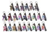 Små gaver til børn - WHL 3D STREET BEARS NØGLERING & STROP 21 stk - Assorteret - 65893