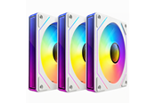 Kabinet Køler - DUTZO INF 120 PWM ARGB (3-pack) - Kabinet køler - 120mm - Hvid med RGB - 28 dBA - 8501027