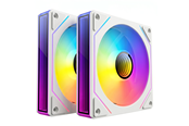 Kabinet Køler - DUTZO INF 140 PWM ARGB (2-pack) - Kabinet køler - 140mm - Hvid med RGB - 28 dBA - 8501027