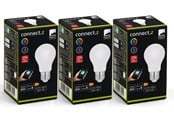 Smart Home - EGLO CONNECT.Z E27 A60 opal SMART pære M/FARVER(RGB) OG VARM HVID LYS- 3 pak - 8501066