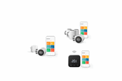 Smart Home - tado Startpakke med 5 smarte radiatortermostater X og 1 trådløs temperatursensor X - 8501106