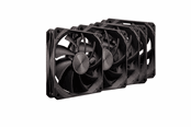 Kabinet Køler - DUTZO F120 Performance (5-pack) - Kabinet køler - 120mm - Sort - 33 dBA - 8501110