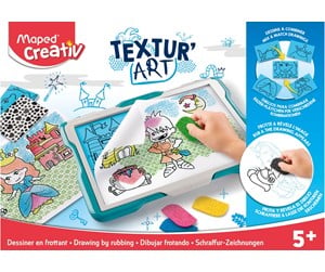 Maped Creativ - Textur'Art Fashion - Dessiner en frottant