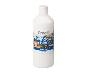 Creall Glas-Fensterfarbe Contour – Repositionierbare Konturfarbe, Weiß – Ideal Für Fenster, Spiegel & Bastelprojekte