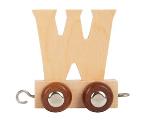 Small Foot Wooden Letter Train – Polar A 12571, Individual Letters For Spelling Names & Decor (7x3.5x7cm)
