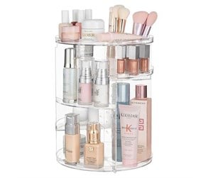 UNIQ 360° rotating makeup organizer - Clear