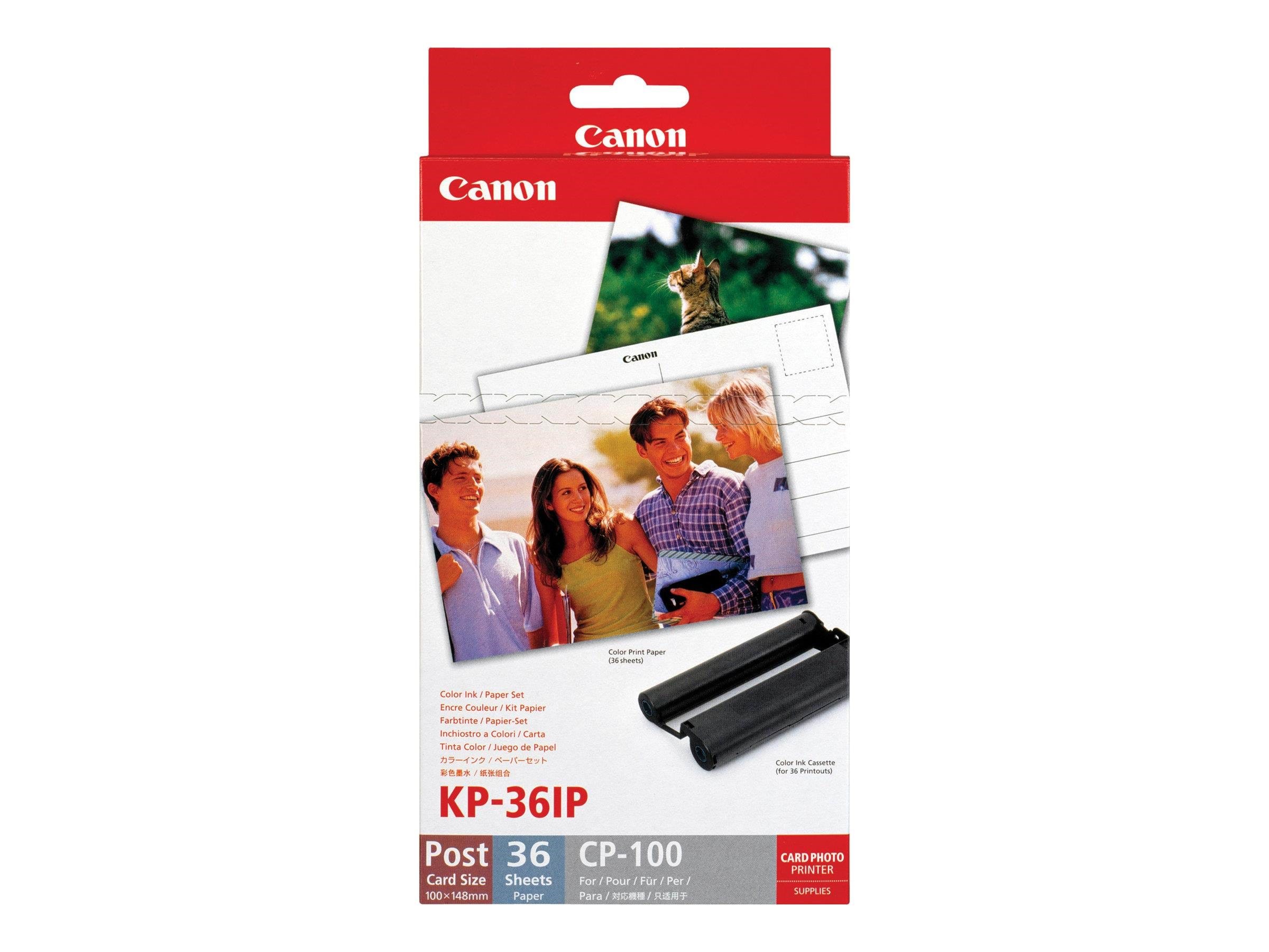 Canon KP-36IP Color Ink Paper Set for Selphy Fotopapir 7737A001