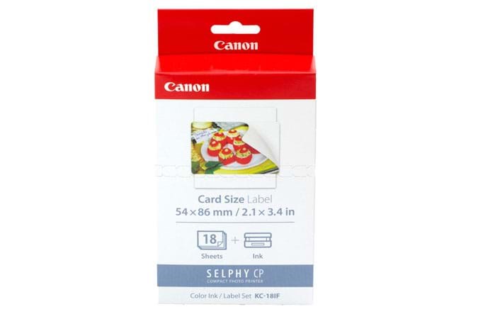 Canon KC-18IF Color Ink Labels Set for Selphy Fotopapir 7741A001