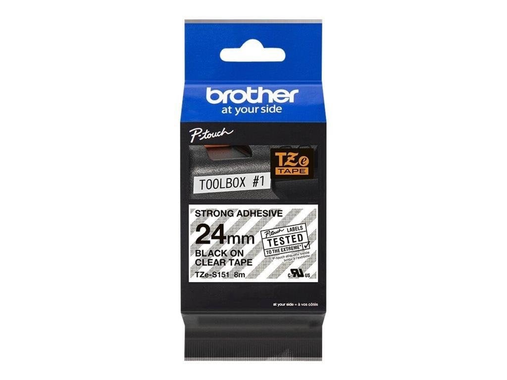 Brother Tape brother sort/klar tze s151 24 mm Fotopapir TZ-S151