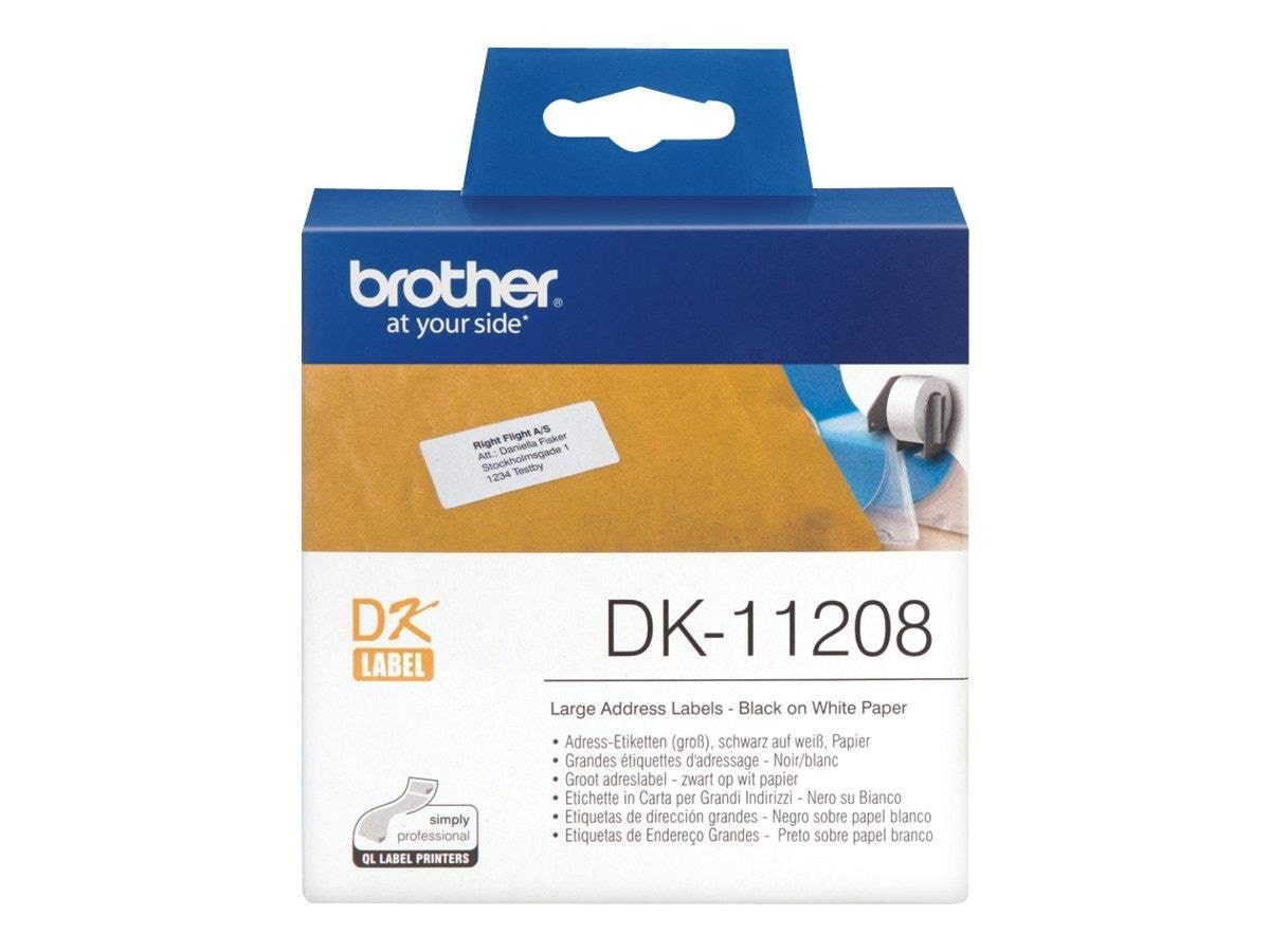 Brother DK-11208 - Adress label Fotopapir