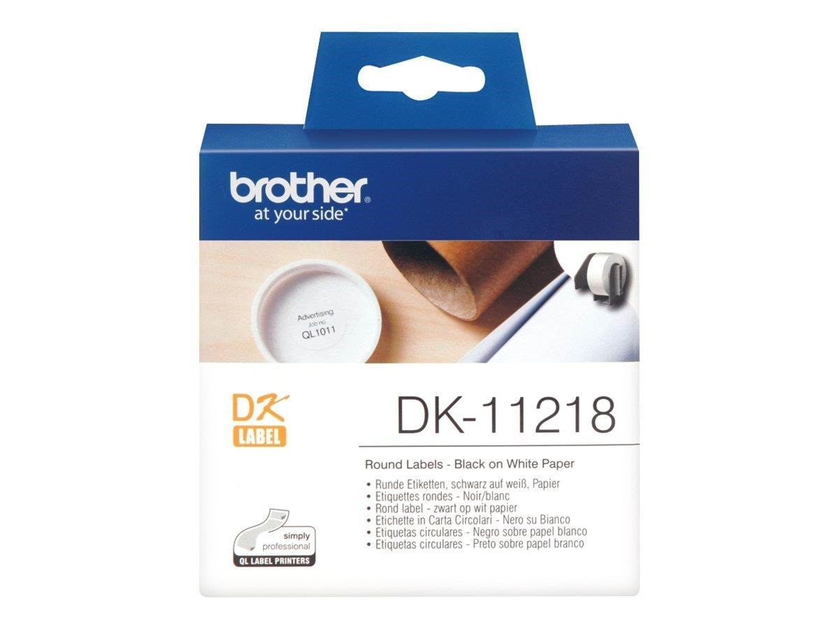 Brother DK11218 - Black on white Fotopapir