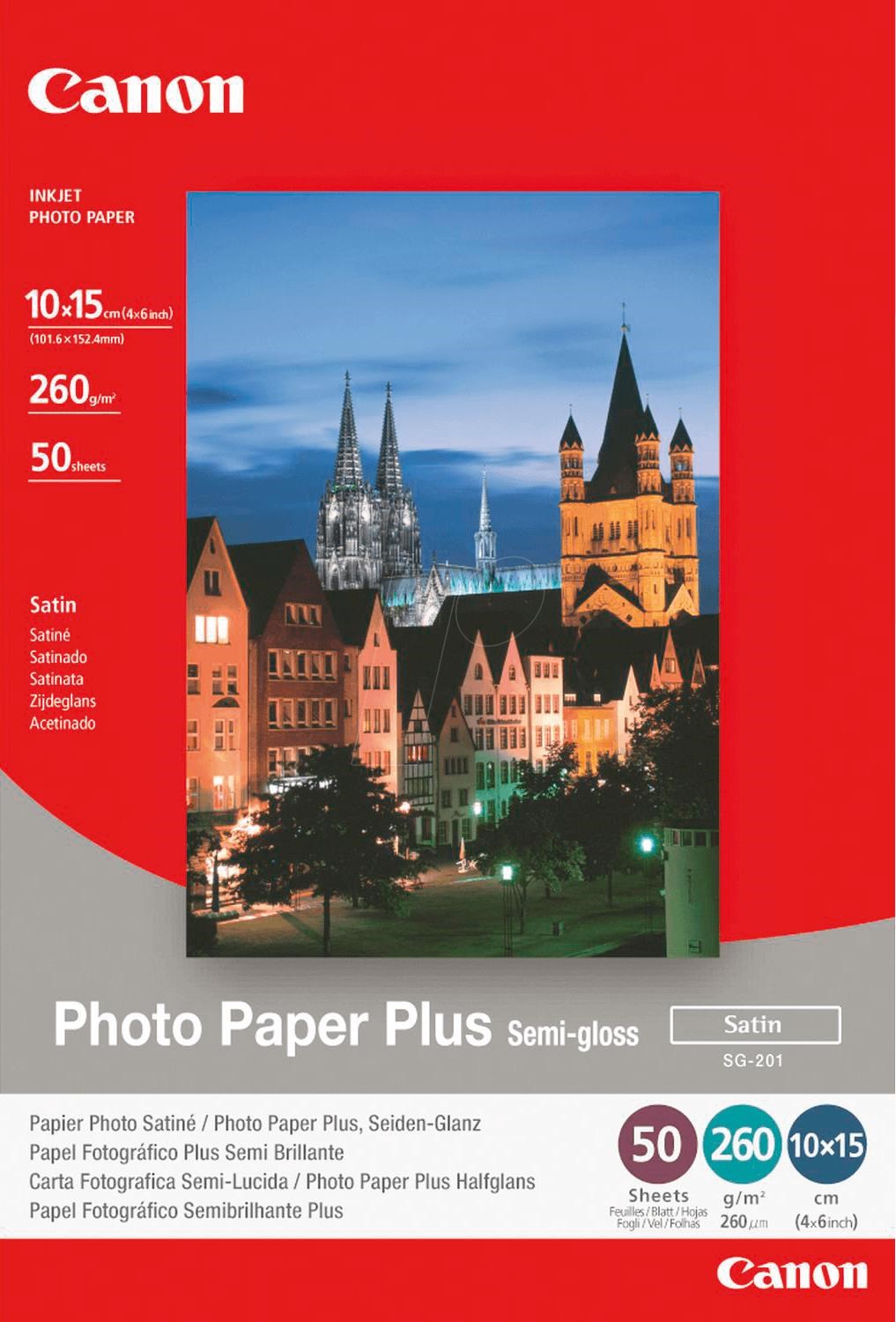 Canon Paper SG-201 / 1686B015 Semi-Gloss Fotopapir