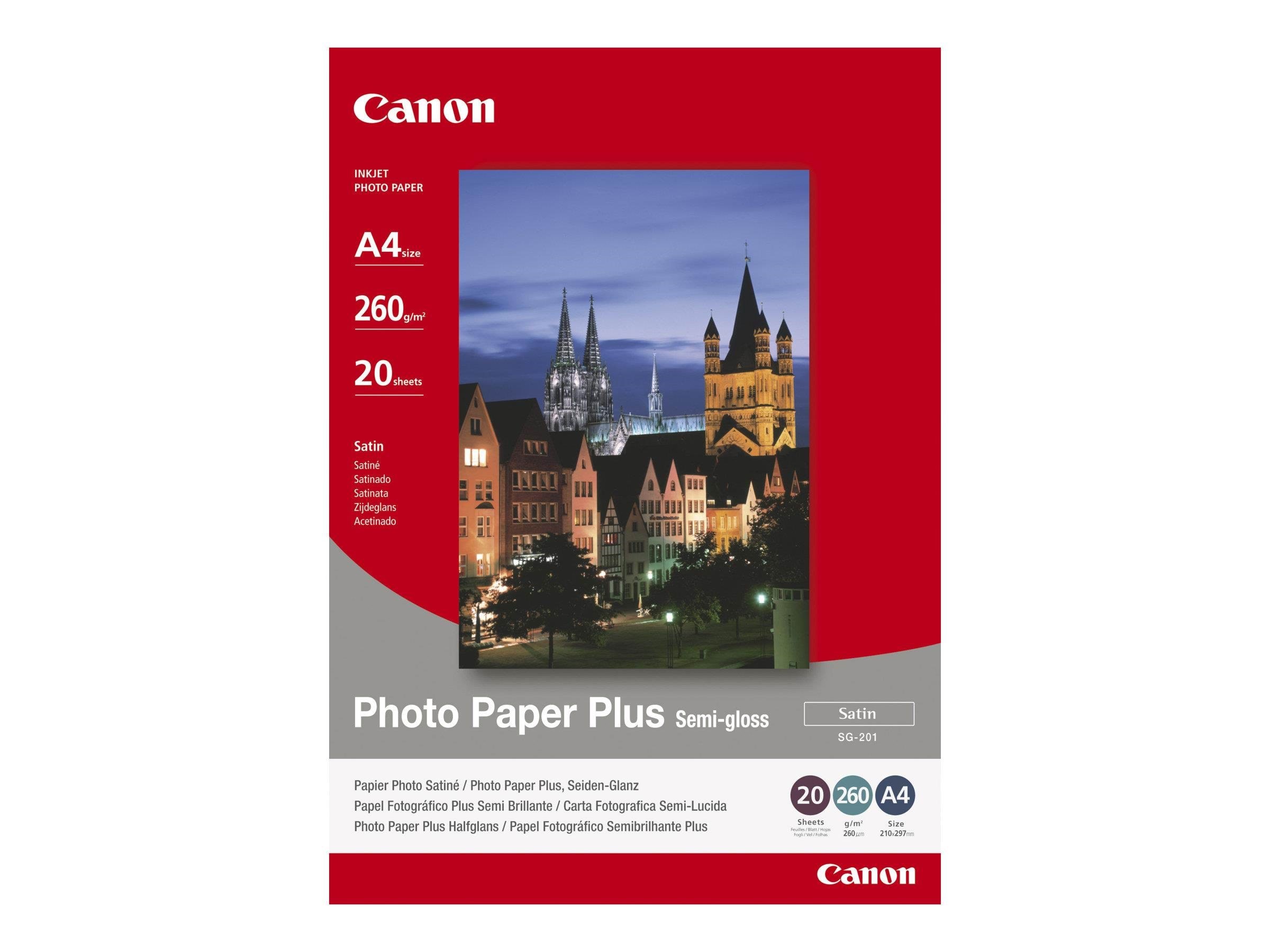 Canon Paper SG-201 / 1686B032 Semi Gloss Fotopapir