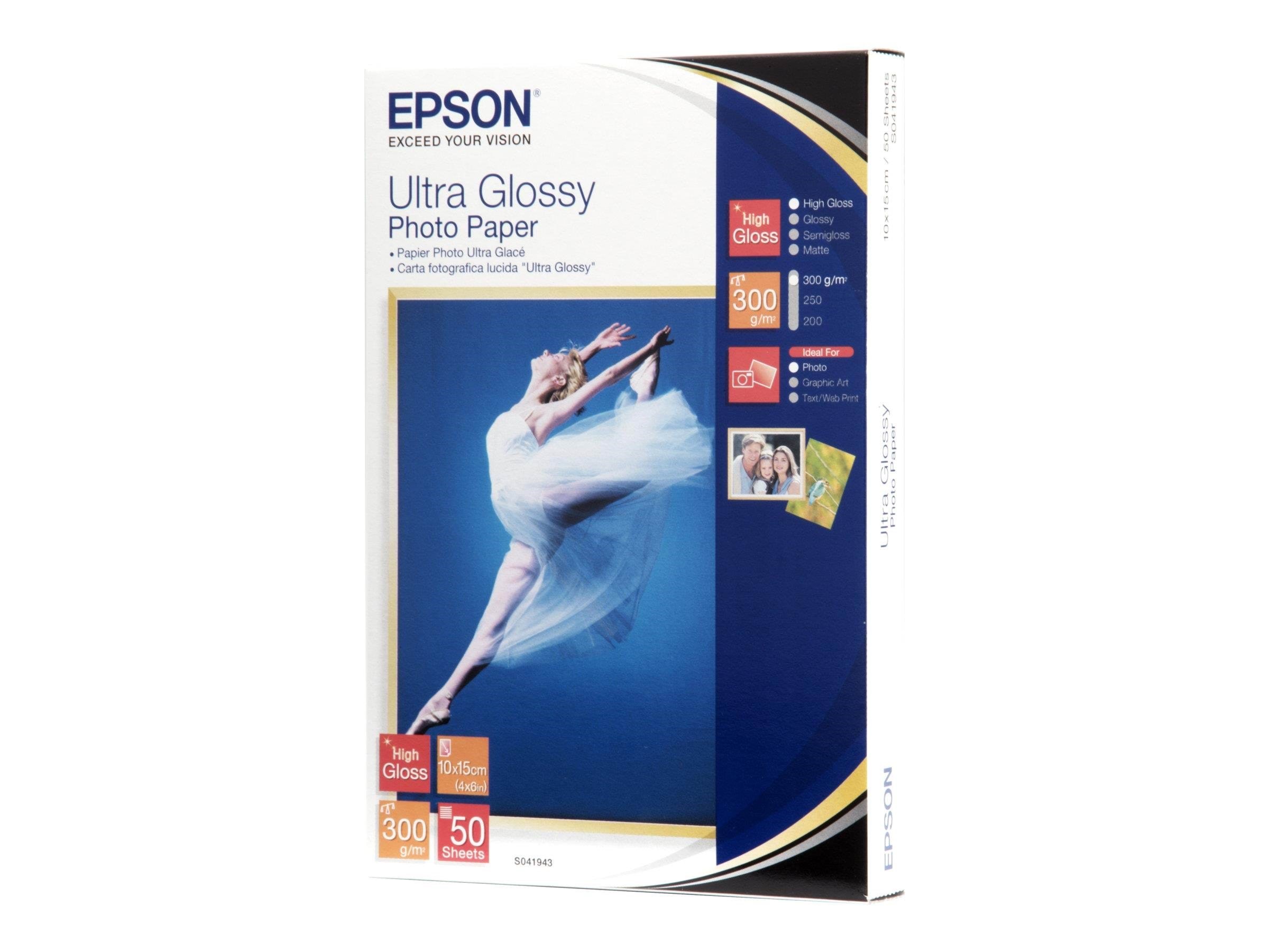 Epson Paper/Ultra Glossy 10x15 50sh 300g Fotopapir C13S041943