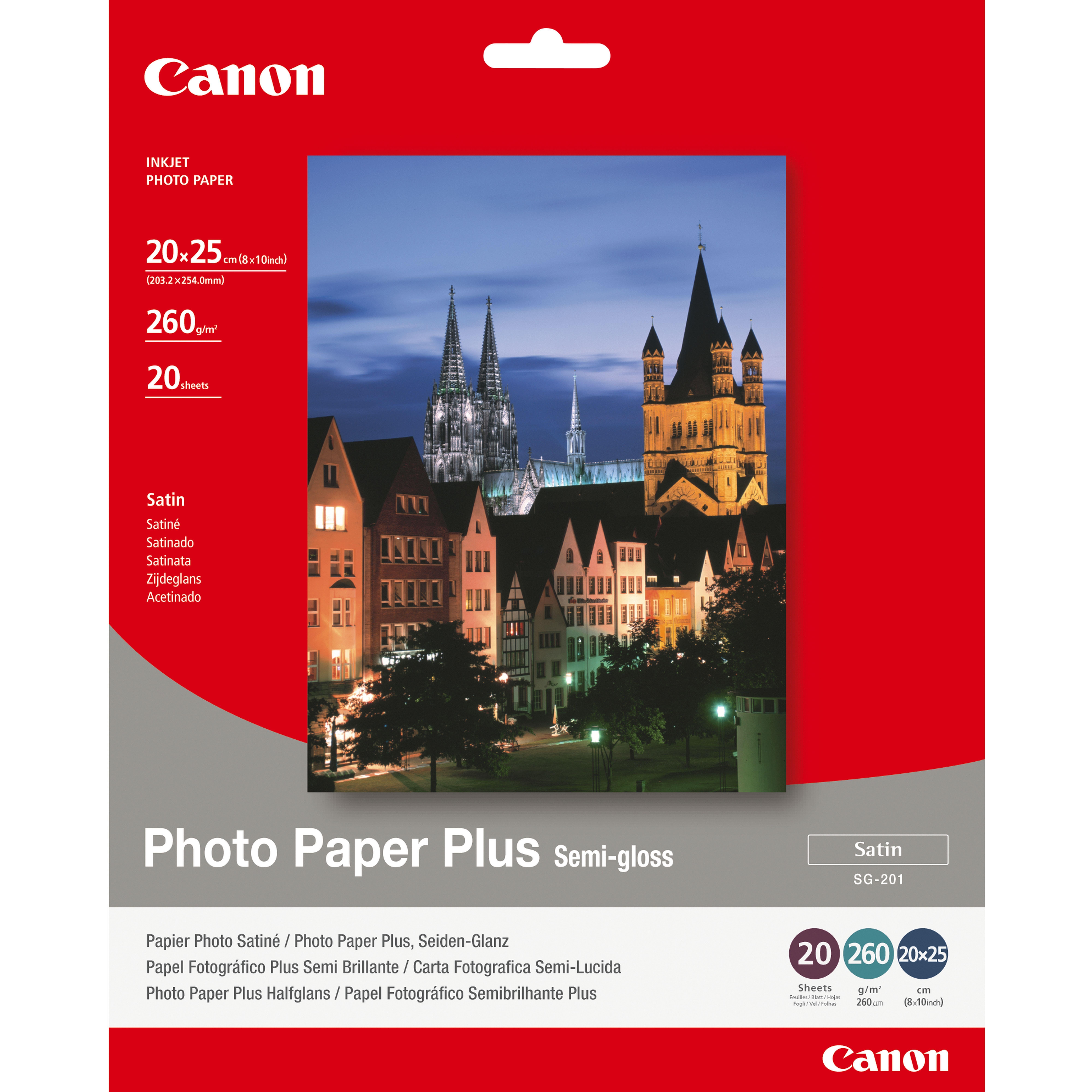 Canon Paper SG-201 / 1686B018 Semi Gloss Fotopapir