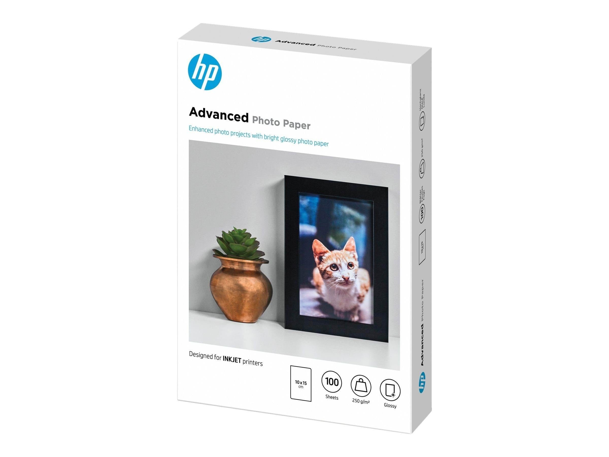 HP Advanced Glossy Photo Paper 250g/m2 100 sheets Fotopapir Q8692A
