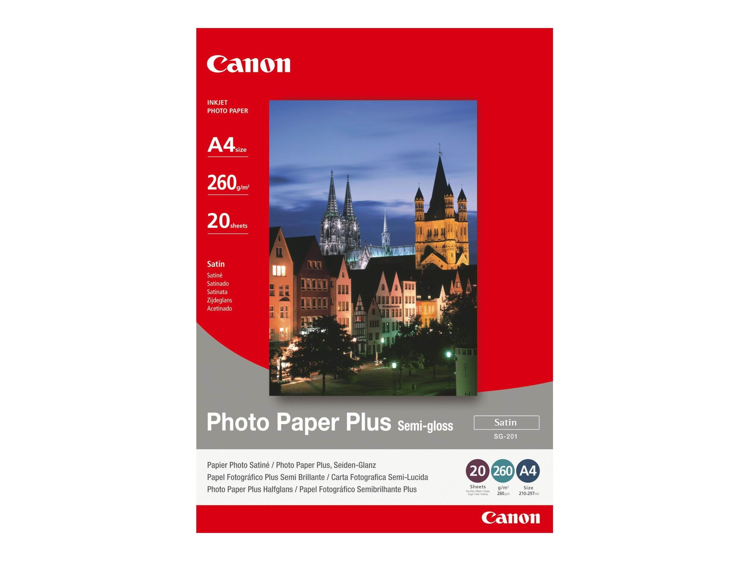 Canon Paper SG-201 / 1686B021 Semi Gloss Fotopapir