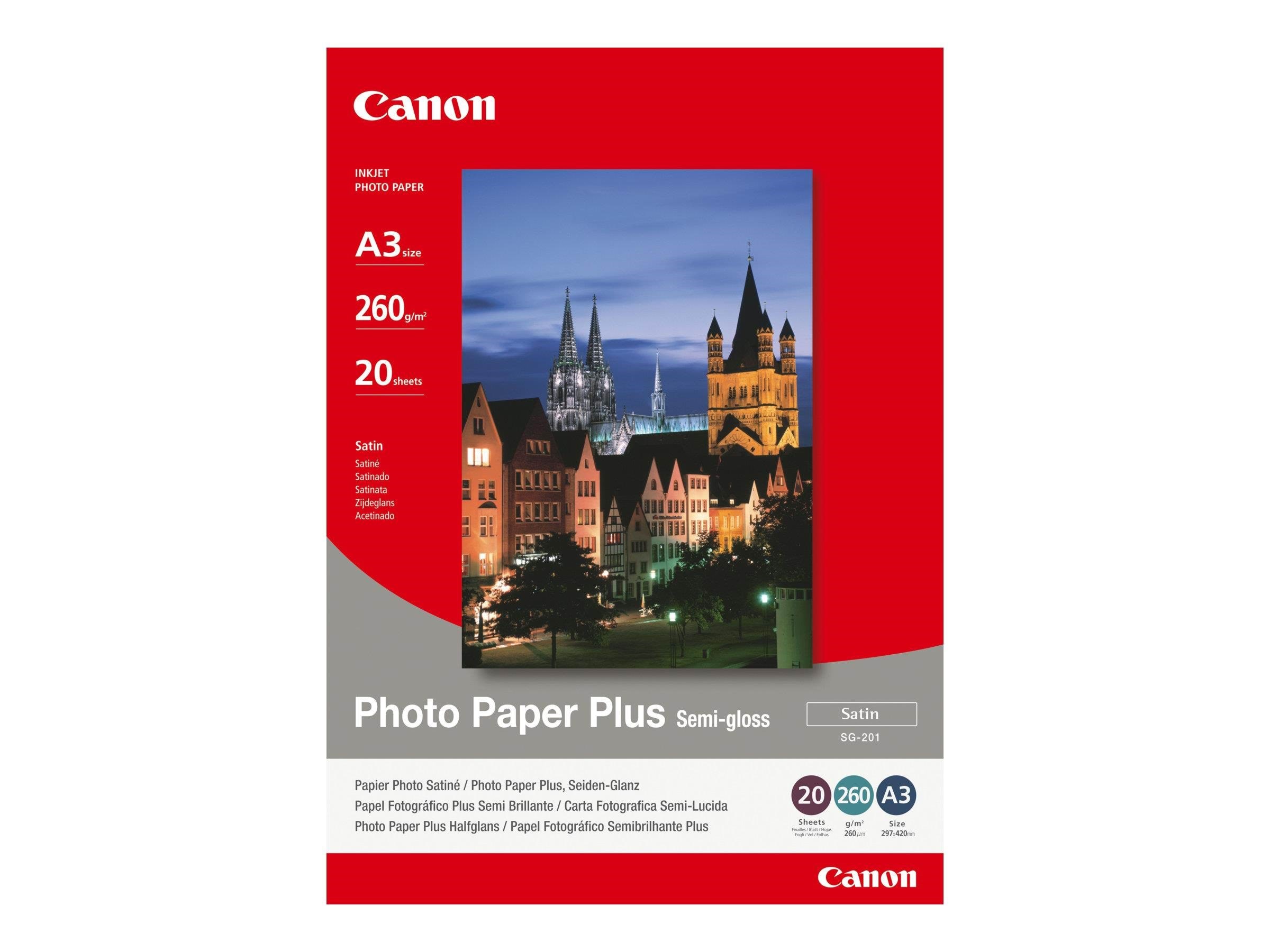 Canon Paper SG-201 / 1686B026 Semi Gloss Fotopapir
