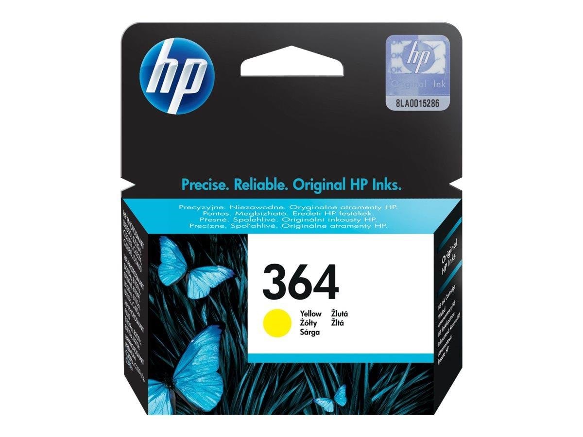 HP 364 / CB320EE Yellow Ink Printerpatron Og Toner Gul