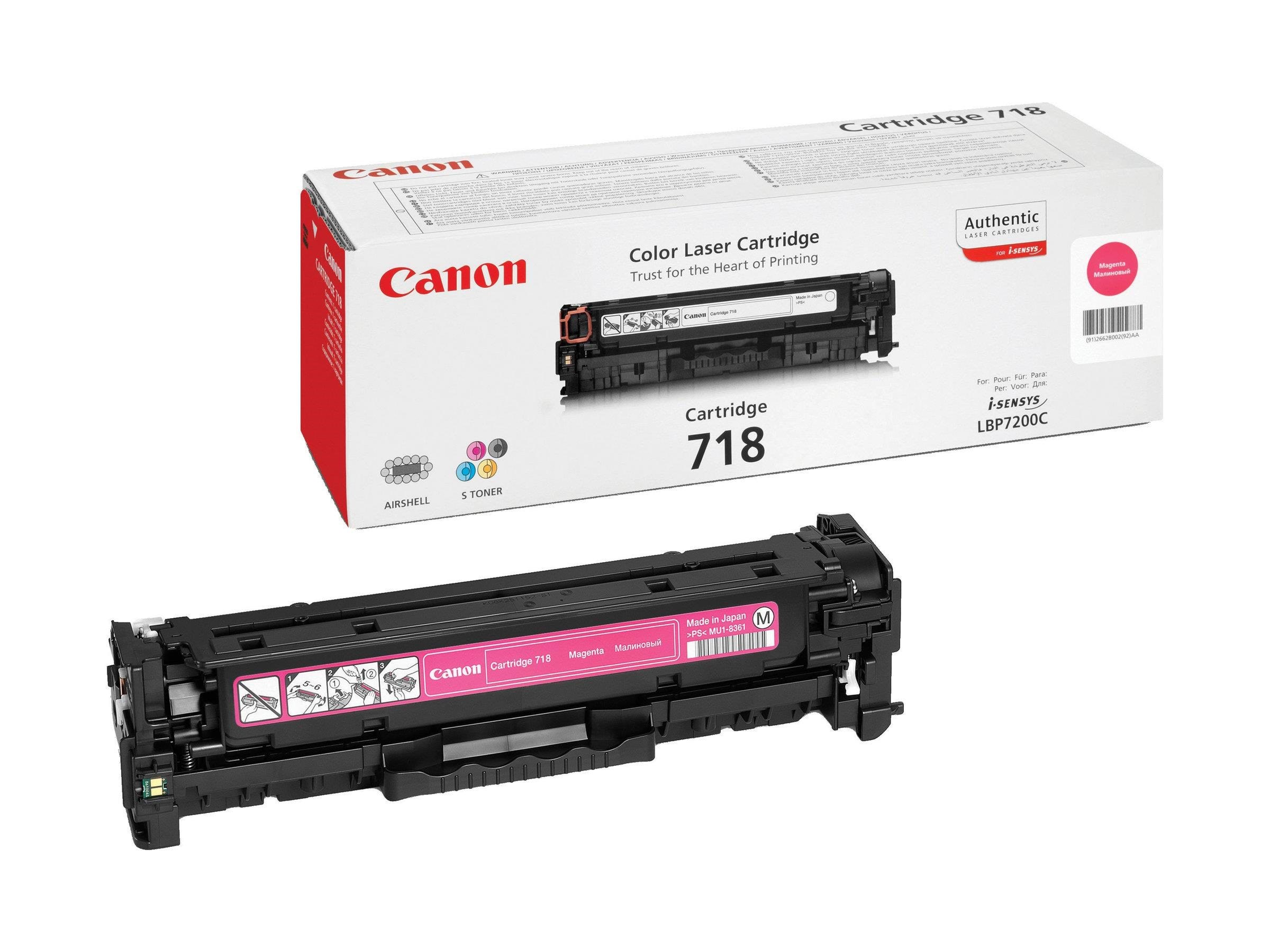 Canon CRG 718 / 2660B002 Magenta Printerpatron Og Toner
