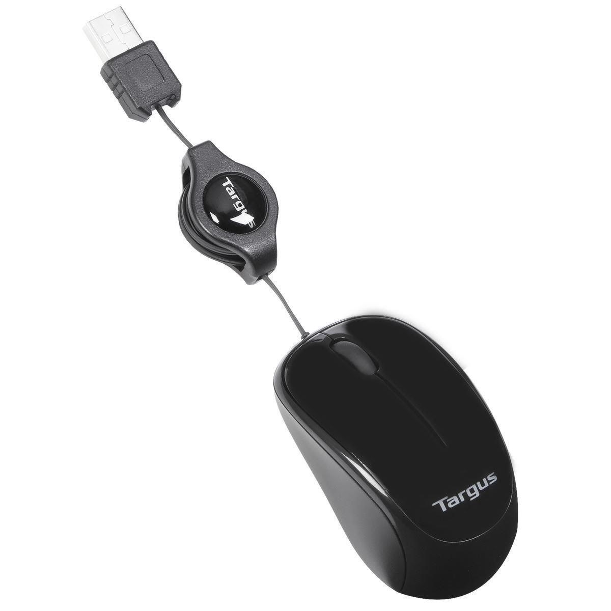 Targus Compact Blue Trace Travel Mouse Black - Mus - Optisk - Grå Mus AMU75EU