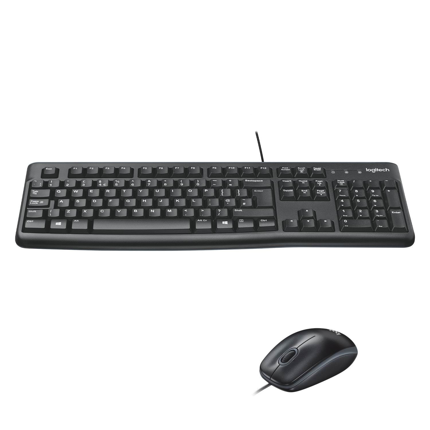 Logitech MK120 Desktop - ND - Tastatur & Mus sæt - Nordisk - Sort Tastatur 920-002823