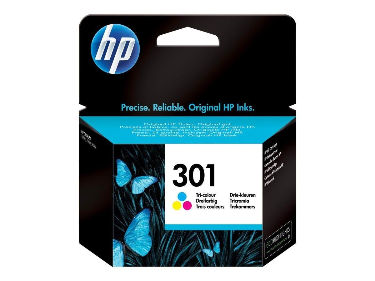HP 301 / CH562EE Tri-Color (Cyan Mageta Yellow) Printerpatron Og Toner Dye-based tricolor