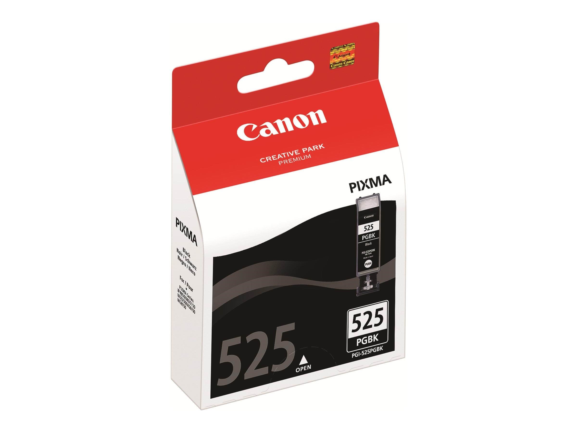 Canon PGI-525 / 4529B001 Black Printerpatron Og Toner Sort