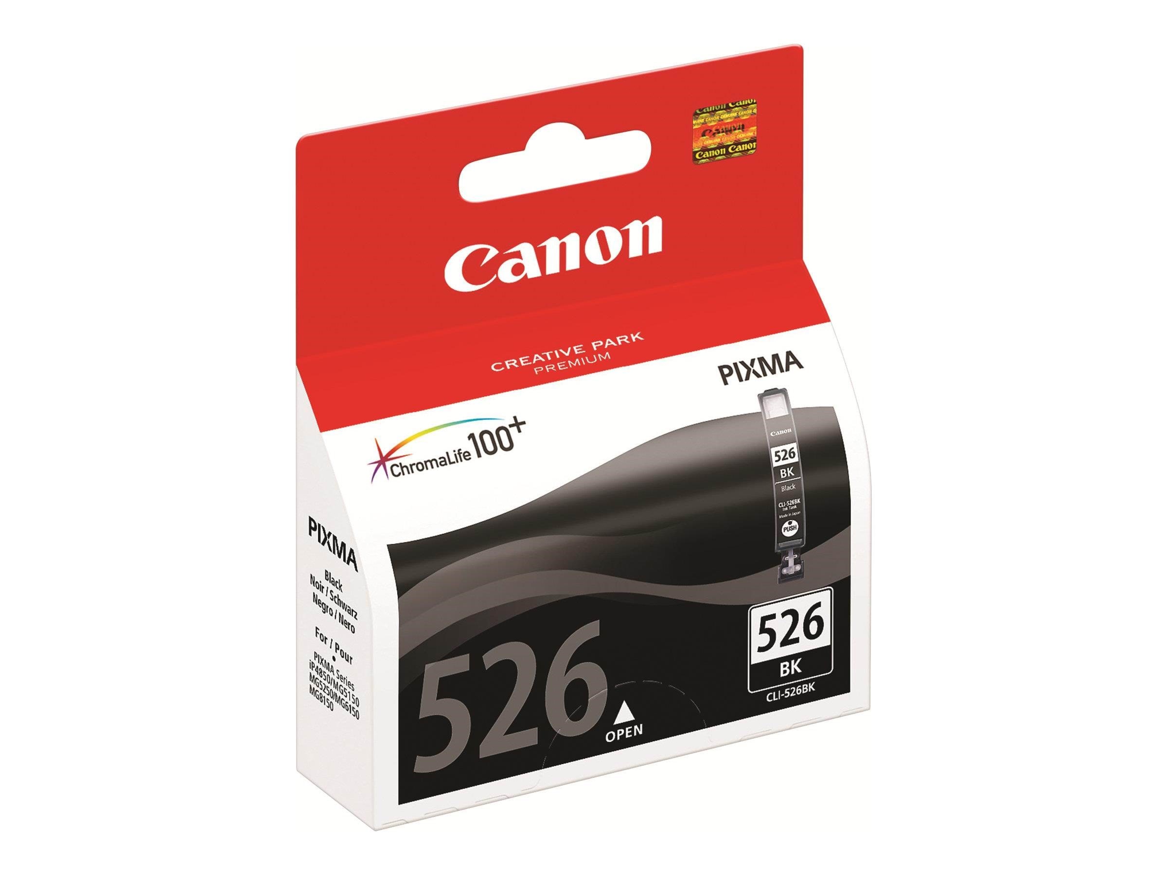 Canon CLI-526 / 4540B001 Black - Blækpatron Sort Printerpatron Og Toner